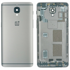 OnePlus 3 / 3T galinis baterijos dangtelis (sidabrinis) (naudotas grade A, originalus)