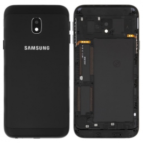 Samsung J330 Galaxy J3 2017 galinis baterijos dangtelis (juodas) (naudotas grade A, originalus)