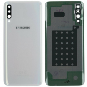 Samsung A705 Galaxy A70 2019 galinis baterijos dangtelis (baltas) (naudotas grade B, originalus)