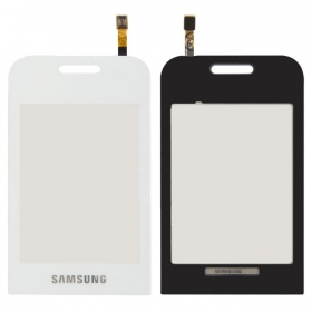Samsung E2652 Champ Duos lietimui jautrus stikliukas (baltas)