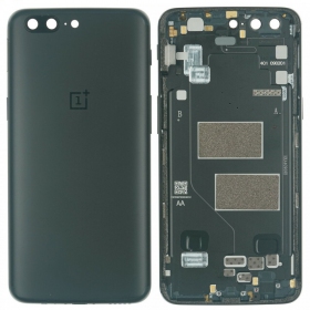 OnePlus 5 galinis baterijos dangtelis pilkas (Slate Gray) (naudotas grade B, originalus)
