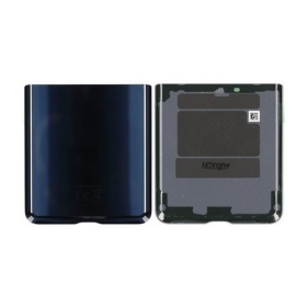 Samsung Galaxy Z Flip F700 galinis baterijos dangtelis (Mirror Black) (down) (naudotas grade B, originalus)