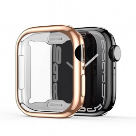 Apple Watch 41mm LCD apsauginis stikliukas / dėklas "Dux Ducis Samo" (rožinis)