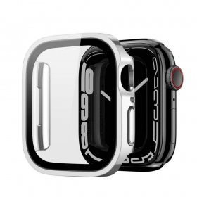 Apple Watch 41mm LCD apsauginis stikliukas / dėklas "Dux Ducis Hamo" (sidabrinis)