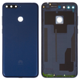 Huawei Y6 Prime 2018 galinis baterijos dangtelis (mėlynas) (naudotas grade C, originalus)
