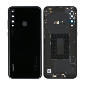 Huawei Y6p 2020 galinis baterijos dangtelis (Midnight Black) (naudotas grade C, originalus)
