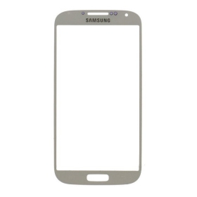 Samsung i9500 Galaxy S4 / i9505 Galaxy S4 Ekrano stikliukas (baltas) (for screen refurbishing)