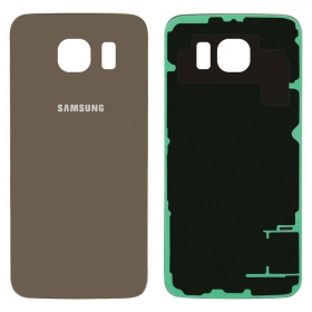 Samsung G920F Galaxy S6 galinis baterijos dangtelis (auksinis)