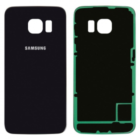 Samsung G925F Galaxy S6 Edge galinis baterijos dangtelis (juodas) (service pack) (originalus)
