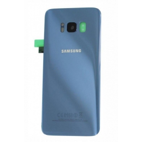 Samsung G950F Galaxy S8 galinis baterijos dangtelis šviesiai mėlynas (Coral Blue) (naudotas grade B, originalus)