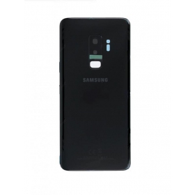 Samsung G965F Galaxy S9 Plus galinis baterijos dangtelis juodas (Midnight Black) (naudotas grade B, originalus)