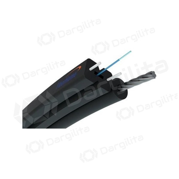 1 skaidulos vienmodis optinis kabelis FiberHome Micro EX.17344 (FTTH, G.657.A1, LSZH, 5.2mm, 600N)