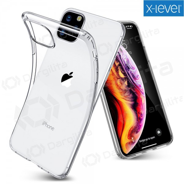 Apple iPhone 11 dėklas "X-Level Antislip" (skaidrus)