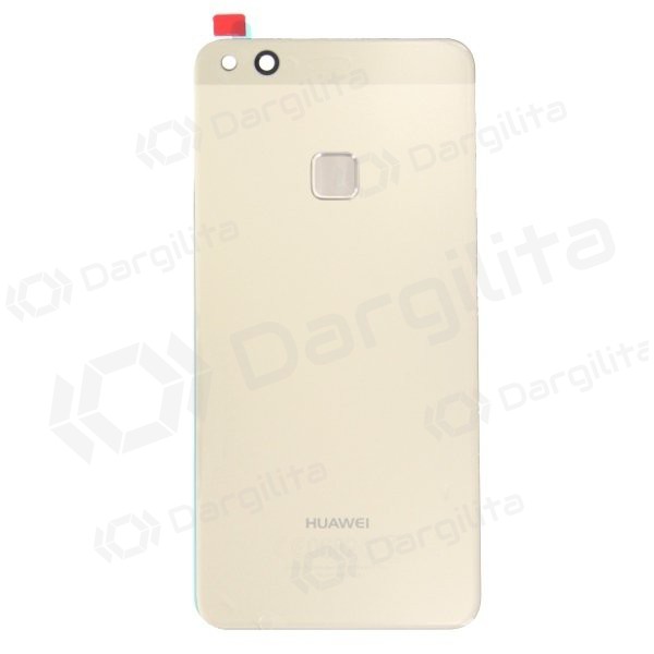 Huawei P10 Lite galinis baterijos dangtelis auksinis (Platinum Gold) (naudotas grade C, originalus)