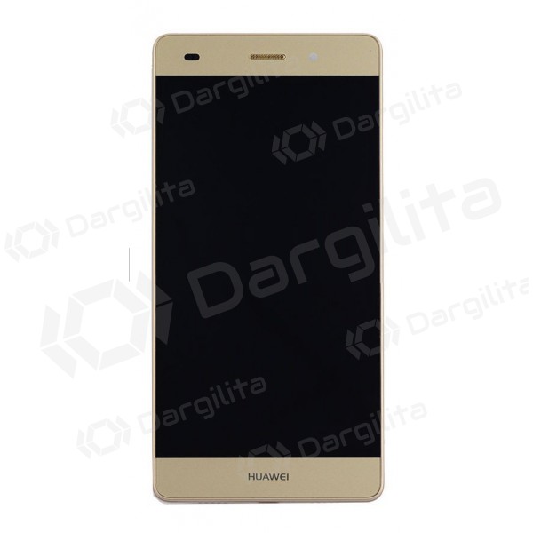Huawei P8 ekranas (auksinis) (su rėmeliu)