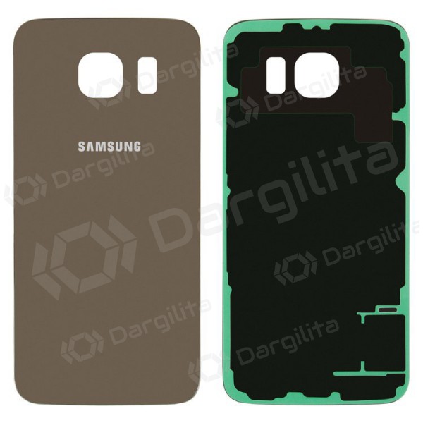 Samsung G920F Galaxy S6 galinis baterijos dangtelis (auksinis)