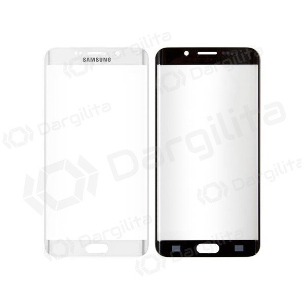 Samsung G928 Galaxy S6 Edge Plus Ekrano stikliukas (baltas) (for screen refurbishing)