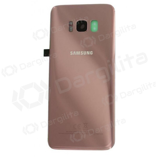 Samsung G950F Galaxy S8 galinis baterijos dangtelis rožinis (Rose Pink) (naudotas grade B, originalus)