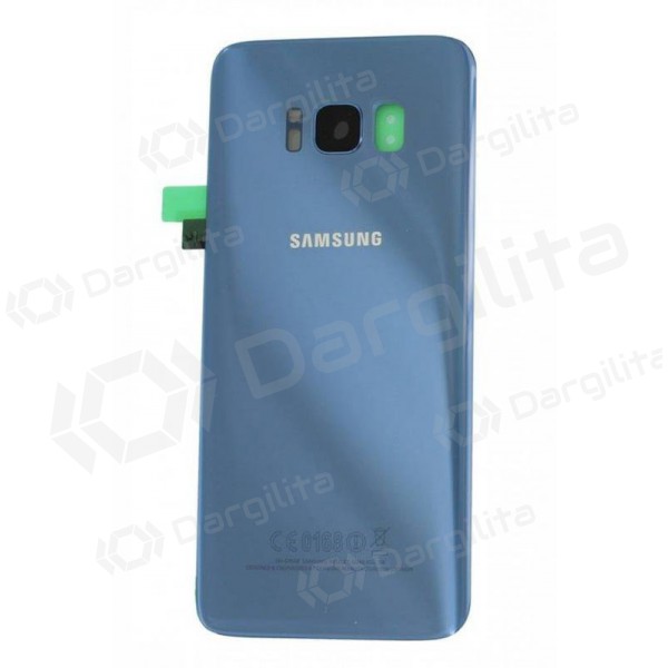 Samsung G950F Galaxy S8 galinis baterijos dangtelis šviesiai mėlynas (Coral Blue) (naudotas grade A, originalus)
