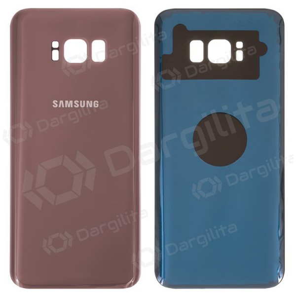 Samsung G955F Galaxy S8 Plus galinis baterijos dangtelis rožinis (rose pink) Samsung G955F Galaxy S8 Plus galinis baterijos dangtelis rožinis (rose pink)