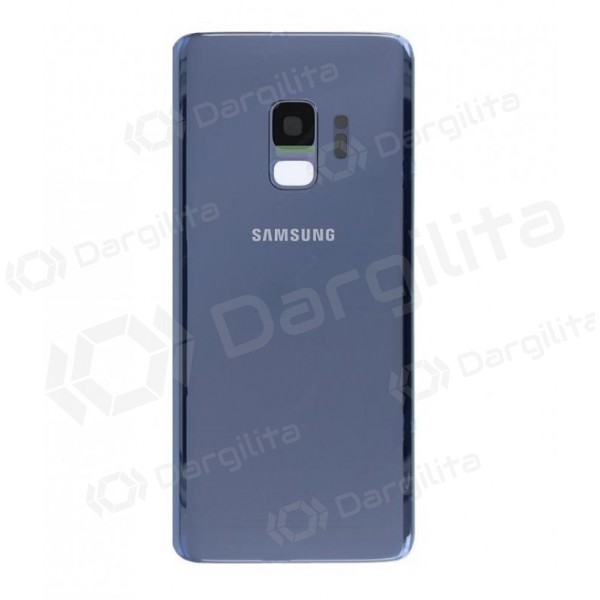 Samsung G960F Galaxy S9 galinis baterijos dangtelis mėlynas (Coral Blue) (naudotas grade A, originalus)