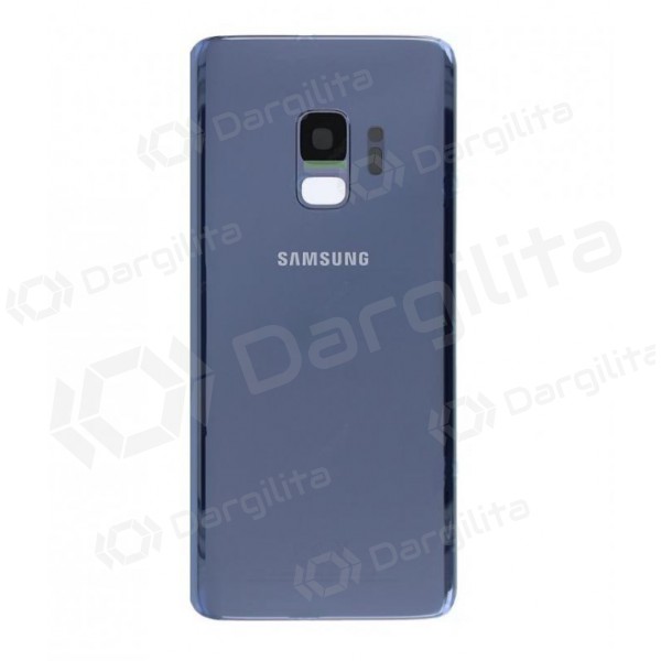 Samsung G960F Galaxy S9 galinis baterijos dangtelis mėlynas (Coral Blue) (naudotas grade C, originalus)