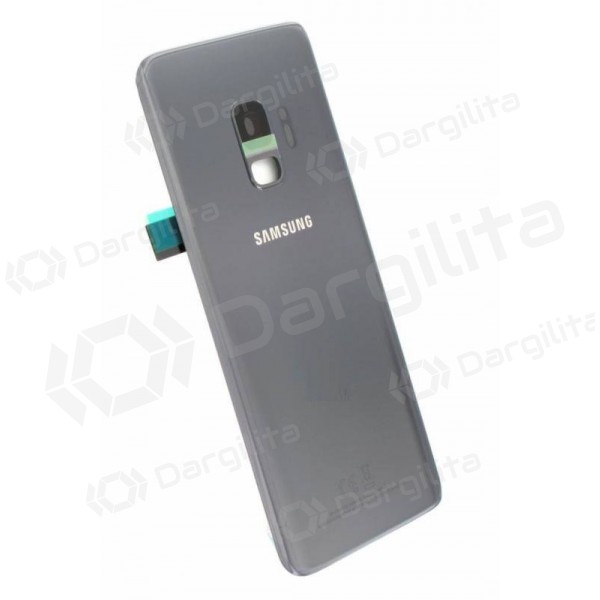 Samsung G960F Galaxy S9 galinis baterijos dangtelis pilkas (Titanium Gray) (naudotas grade A, originalus)