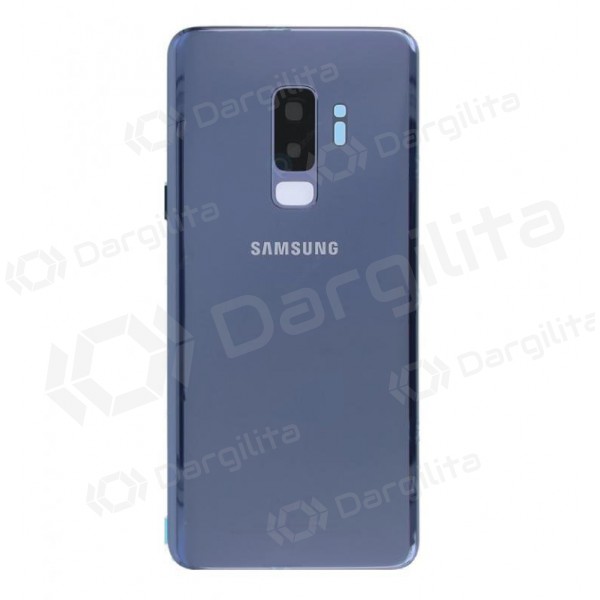 Samsung G965F Galaxy S9 Plus galinis baterijos dangtelis mėlynas (Coral Blue) (naudotas grade A, originalus)