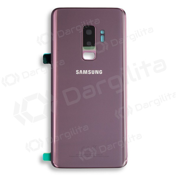 Samsung G965F Galaxy S9 Plus galinis baterijos dangtelis violetinė (Lilac Purple) (naudotas grade A, originalus)