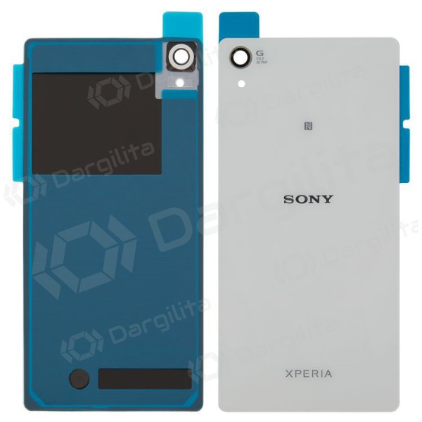 Sony Xperia Z2 D6502 / Xperia Z2 D6503 / Xperia Z2 D6543 galinis baterijos dangtelis (baltas)
