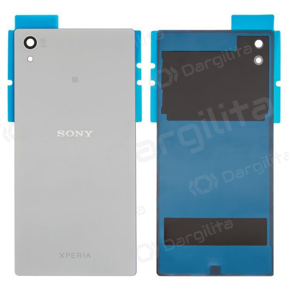 Sony Xperia Z5 E6603 / Xperia Z5 E6633 / Z5 E6653 / Z5 E6683 galinis baterijos dangtelis (sidabrinis)