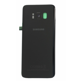 Samsung G950F Galaxy S8 galinis baterijos dangtelis juodas (Midnight black) (naudotas grade C, originalus)