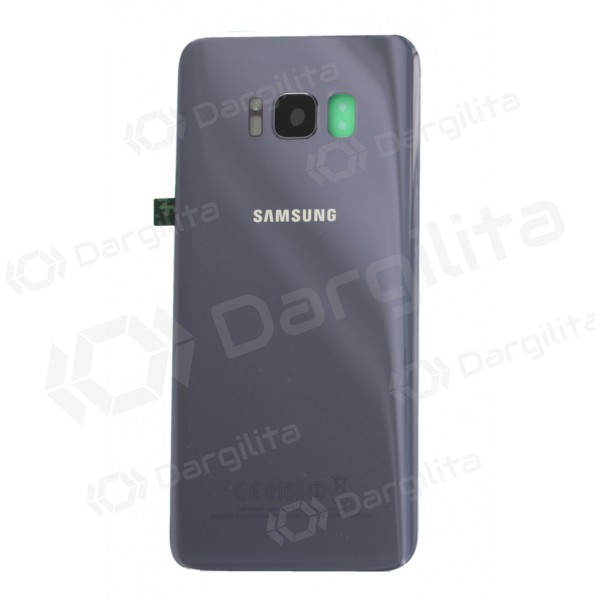 Samsung G950F Galaxy S8 galinis baterijos dangtelis violetinė (Orchid grey) (naudotas grade C, originalus)