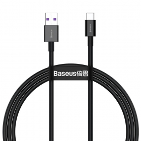 USB-C laidas Baseus Superior USB-A į USB-C 2 m juodas