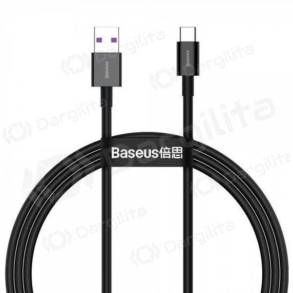 USB-C laidas Baseus Superior USB-A į USB-C 2 m juodas