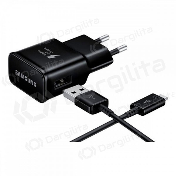 Telefono įkroviklis Samsung EP-TA200NBE 15 W USB-A USB-C juodas
