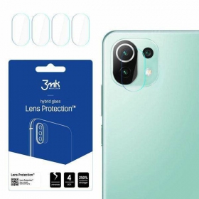 Samsung S901 Galaxy S22 5G apsauginė plėvelė kamerai "3MK Flexible Glass Lens" (4vnt)