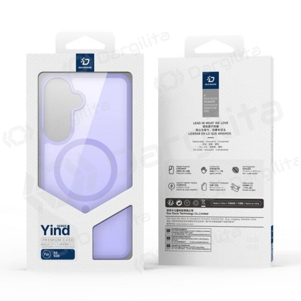 Samsung Galaxy S26 dėklas "Dux Ducis Yind MagSafe" (violetinis)