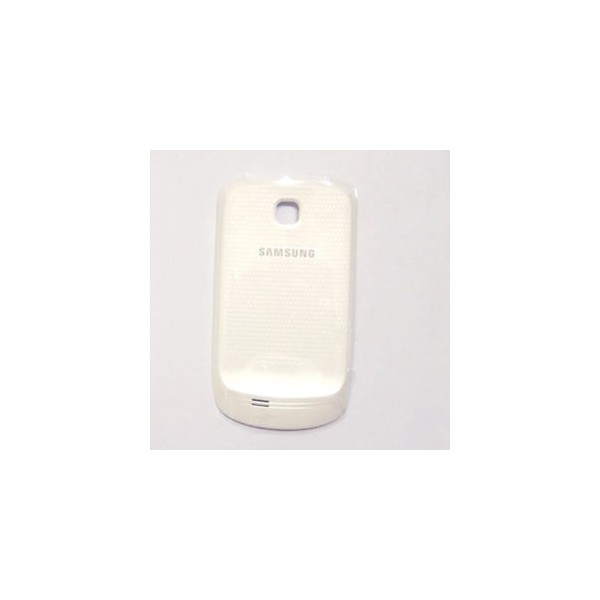 Samsung S5570 Galaxy Mini / S5570i Galaxy Pop Plus galinis baterijos dangtelis (baltas) - Premium