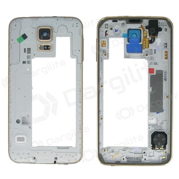Samsung G900F Galaxy S5 vidinis korpusas (auksinis)