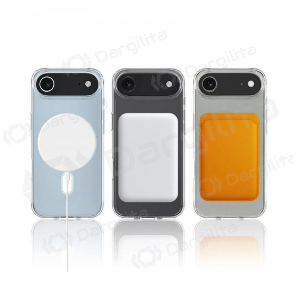 Apple iPhone 17 Air dėklas "Clear MagSafe Case" (skaidrus)