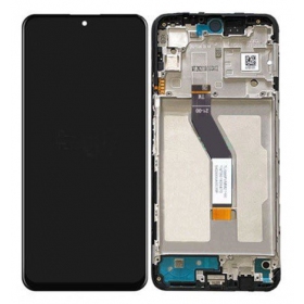 Xiaomi Poco M4 Pro 5G / Redmi Note 11S 5G / Redmi Note 11T 5G ekranas (juodas) (su rėmeliu) (originalus)