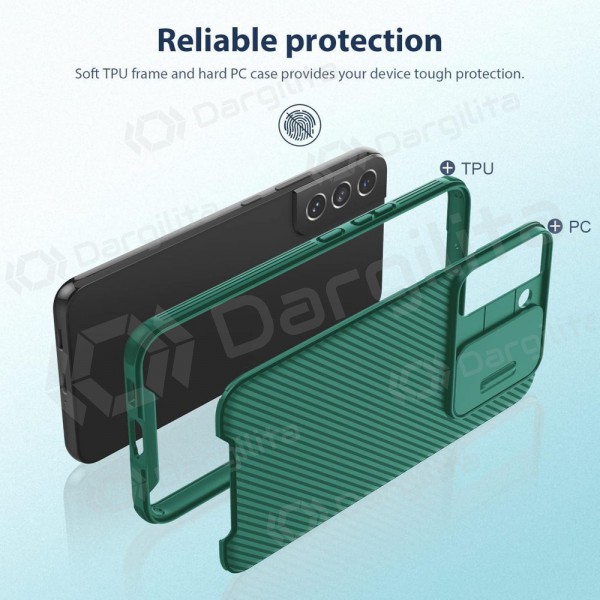 Samsung Galaxy S24 Ultra dėklas „Nillkin CamShield Pro“ (žalias)