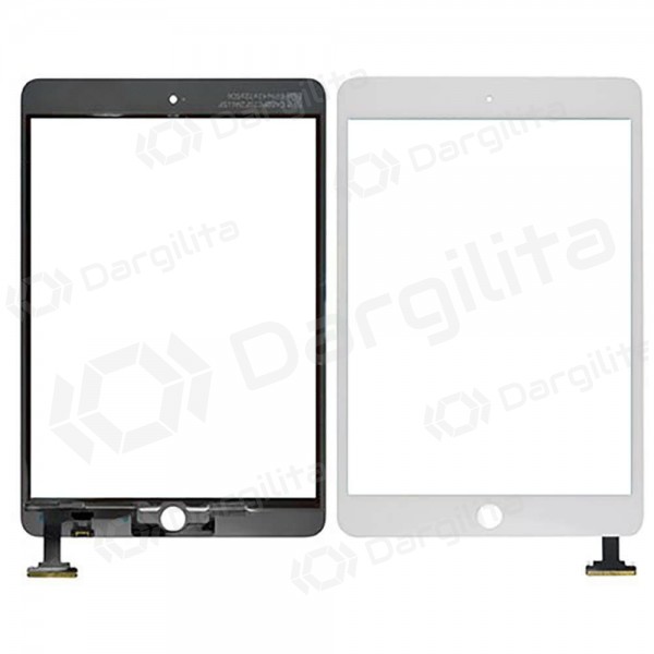 Apple iPad mini 3 lietimui jautrus stikliukas (baltas)