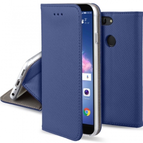 Samsung G991 Galaxy S21 5G dėklas "Smart Magnet" (tamsiai mėlynas)