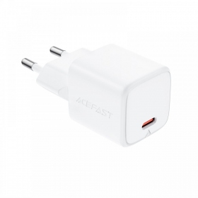 Telefono įkroviklis Acefast A118 30 W USB-C PD QC GaN baltas