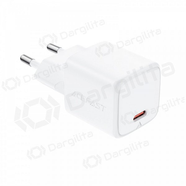 Telefono įkroviklis Acefast A118 30 W USB-C PD QC GaN baltas