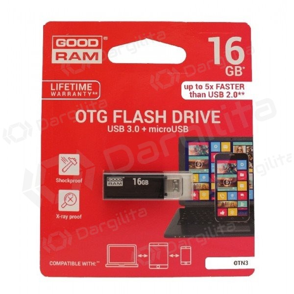 Atmintinė GOODRAM UMM3 16GB USB 3.0 Atmintinė GOODRAM UMM3 16GB USB 3.0