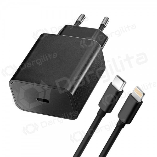 Telefono įkroviklis Blue Star TFB-TC-20WPD 20 W USB-C PD QC juodas