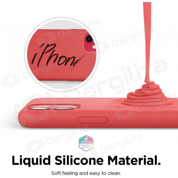 Apple iPhone 14 Pro Max dėklas "Liquid Silicone" (raudonas)